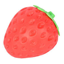 BIG STRAWBERRY SQUISHY STRESS BALL